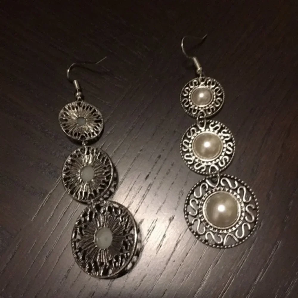 New Y2Kboho shell shape Gatsby drop festival vintage boho gypsy earrings